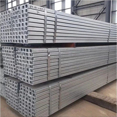 Q235 Q345 SS400 Material Acero de carbono de canal U 0,8 mm-3,0 mm espesor 100% Tolerancia ensayada ± 1% para el sistema de soporte