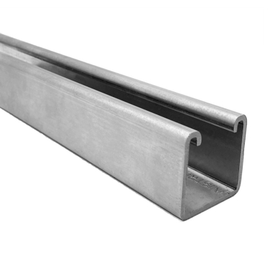 Profil de acero inoxidable laminado en frío personalizable tipo canal U con acabado de superficie TSHS/2B/THS/2D/BA/2BB/No.3