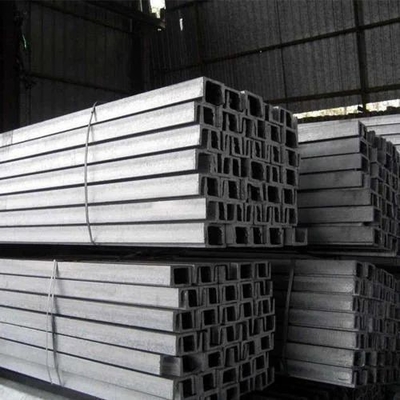 2024 Canal de acero en forma de U de acero galvanizado estructural personalizado para edificios comerciales no perforados