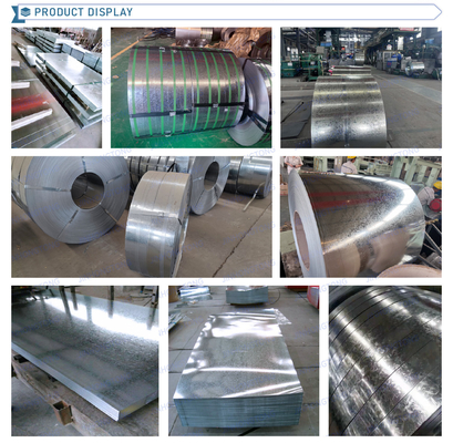 DX51d de alta calidad 0.2mm Z80-225g láminas de metal galvanizadas laminadas en frío láminas de acero galvanizado GI para la venta