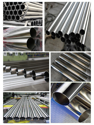 Acero inoxidable de grado alimenticio Acero inoxidable sin costuras Tubos de acero inoxidable Metal Tubos planta química resistente a la corrosión duradera