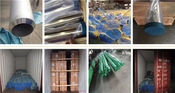 ASTM 301 302 304 305 304L 316 316L Tubo de acero inoxidable industrial laminado en caliente