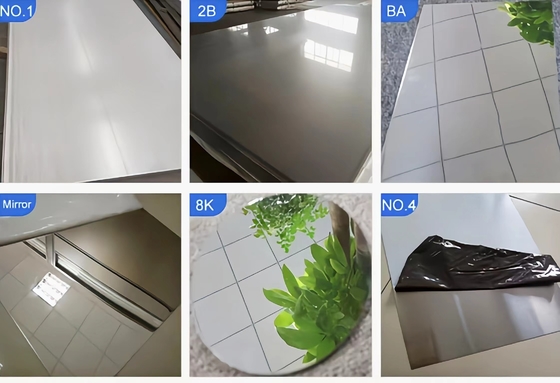 Hojas de acero inoxidable de la serie 300 para estructuras de construcción