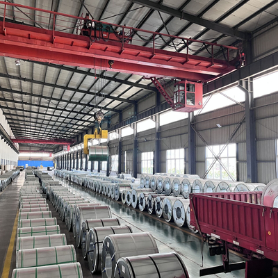 Construcción Industria de electrodomésticos ASTM AISI JIS DIN GB Estándar 0,12-3,0 mm de espesor Galvalume bobina de acero
