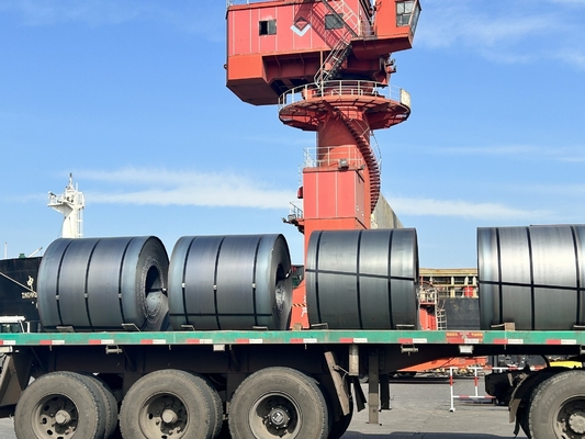 Precio de fábrica Astm A36 A283 A387 Q235 Q345 S235jr Hrc bobina de acero al carbono laminada en caliente