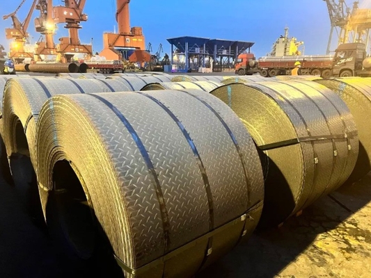 Coil de acero cuadrado A36 laminado en caliente duradero, placa de acero suave ST52, hoja cuadrada S235JR Opciones confiables y de alto rendimiento