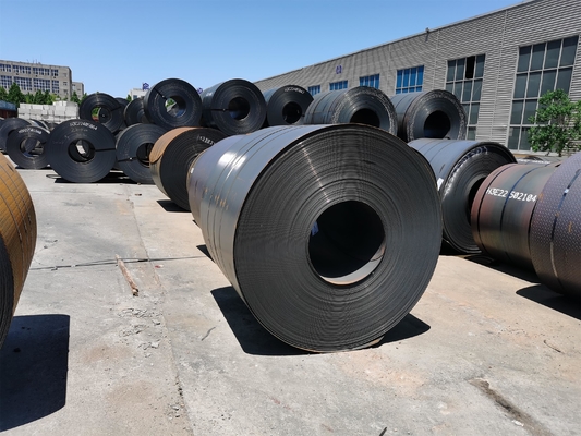 Fabricante chino Negro ligero Ms Bajo frío laminado en caliente Q215 Ck75 S235jr Q235 Q345 Ss400 Sae 1010 bobinas de acero al carbono