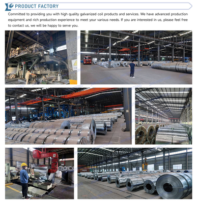 G550 Dx51d G30 G60 G90 de sumergimiento en caliente con recubrimiento de zinc Z20-Z275 Gi/Gl/PPGI/PPGL bobina galvanizada