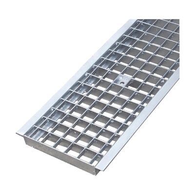 Rejilla de acero inoxidable de desagüe de canales de acero inoxidable de 25x5 Rejilla de acero para suelo