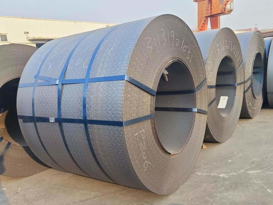 Rollo de acero cuadrado A36 laminado en caliente duradero, placa de acero suave ST52 y hoja cuadrada S235JR versátil y de alta calidad