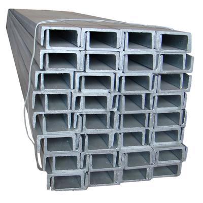 Fabricante chino DIN EN10025 S235J2G3/G4 Acero de canales U &amp; C galvanizado con aluminio - canales estructurales de alta calidad