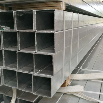 Tubos cuadrados 50x50 mm Tubo de hierro rectangular negro de 1,8 mm de espesor Tubos cuadrados galvanizados sumergidos en caliente