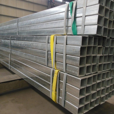 En10219 St37-2 20x20 25x25 40x40 50x50 60x60 20x40 30x50 150x150 Tubo de sección hueca Cuadrado tubo de acero galvanizado rectangular