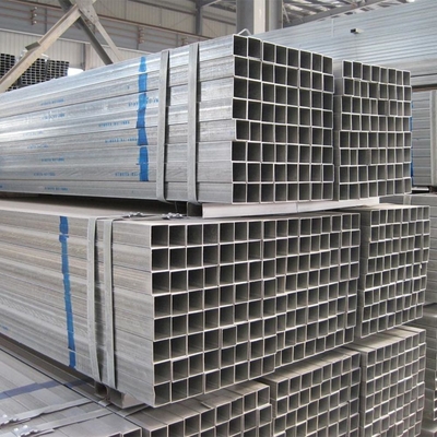 En10219 St37-2 20x20 25x25 40x40 50x50 60x60 20x40 30x50 150x150 Tubo de sección hueca Cuadrado tubo de acero galvanizado rectangular