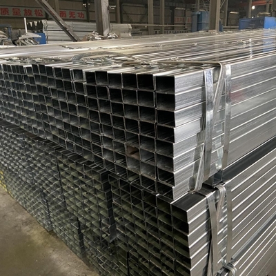 En10219 St37-2 20x20 25x25 40x40 50x50 60x60 20x40 30x50 150x150 Tubo de sección hueca Cuadrado tubo de acero galvanizado rectangular