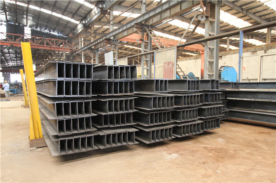 A36 Q235 Acero al carbono H viga W8*6 acero estructural laminado en caliente Ipe Acero diseño de almacén Construcción Astm Jis Curva de corte estándar