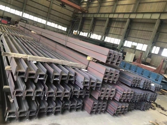 China fabricación de acero de carbono estructural precio barato h vigas hn 250 x 125 con grado q235b q345b