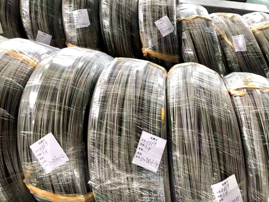 Alta calidad 300 Serie SS alambre de bobina 304L 316L 321 acero inoxidable alambre enrollado de acero inoxidable alambre de cable