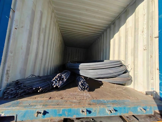 Fabricación en serie de barras de acero al carbono utilizadas en obras o en grandes industrias