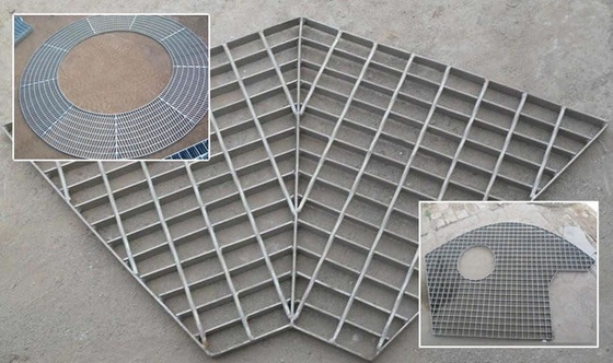 Precio de fábrica Q235 25mm 30mm 32mm 40mm materiales de construcción grilleta de acero galvanizado para plataforma