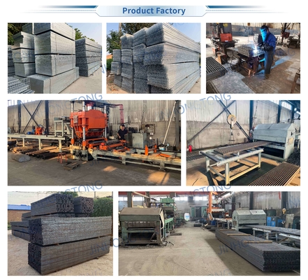 Plataforma de acero de rejilla escalera de construcción galvanizado piso de acero de galvanizado de rejilla precio