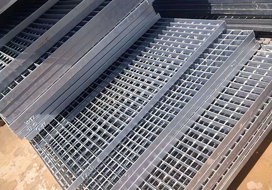Material estándar Q235 201 304 316 Rejas de acero galvanizado para suelo, cubierta de alcantarillado, drenaje, rejilla, plataforma