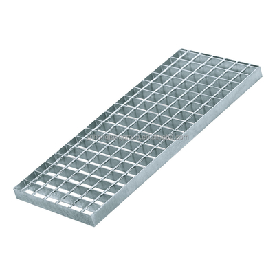 Rejilla de acero personalizable Venta en caliente Materiales de construcción metálicos galvanizados en caliente Rejilla de acero galvanizado para pasarelas y rejas de plataformas