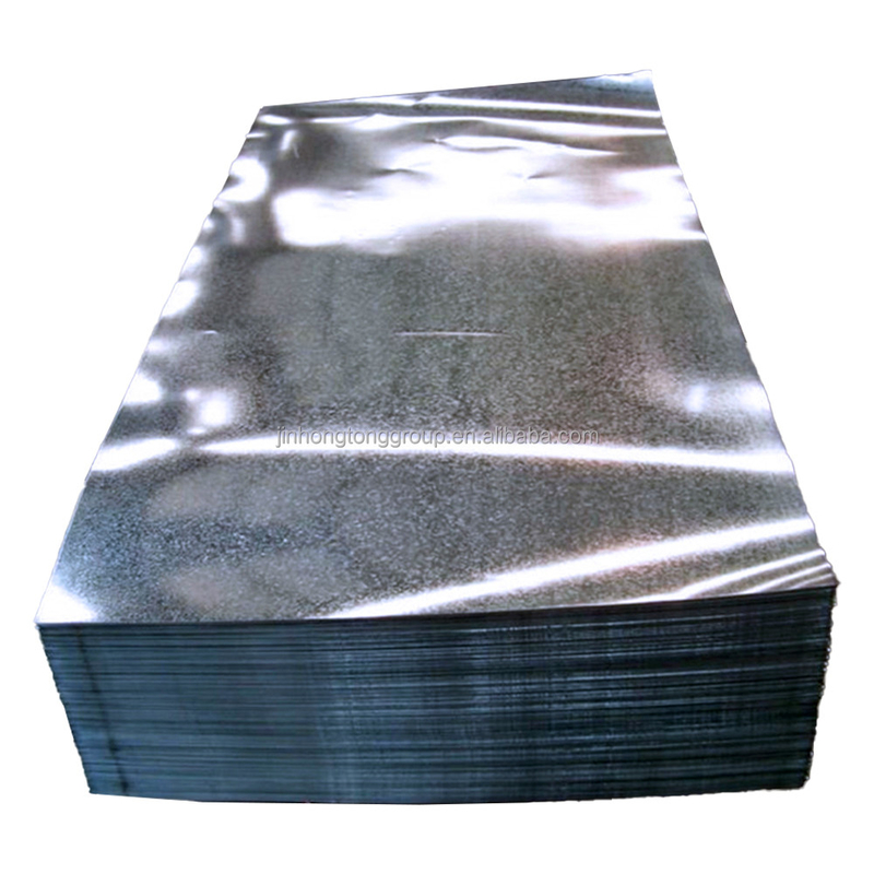Plancha de hierro galvanizado de espangular regular de 1,5 mm de espesor Placa galvanizada de acero de hoja plana para entrega inmediata de China