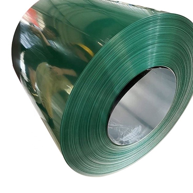 Pre-pintado de color Revestido de acero de la bobina Ral color 0.12mm Dx51d Verde de color de acero de la bobina Ppgi papel de cartón blanco Rollos