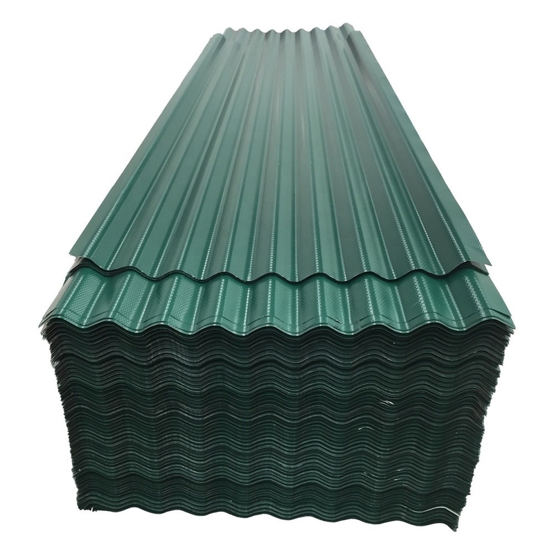 Acero galvanizado de color para techos de techo de color corrugado para techos a plazo FOB CIF CFR EXW