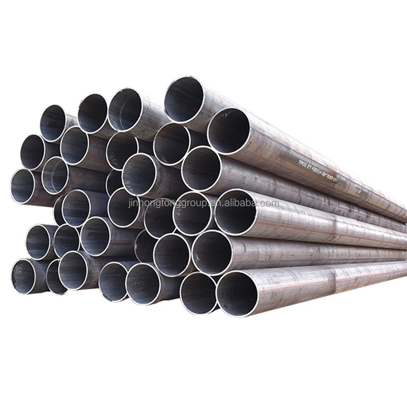 100% de precisión personalizada Q235 Q345 tubo de acero soldado con carbono para anticorrosin laminado en caliente y fabricado