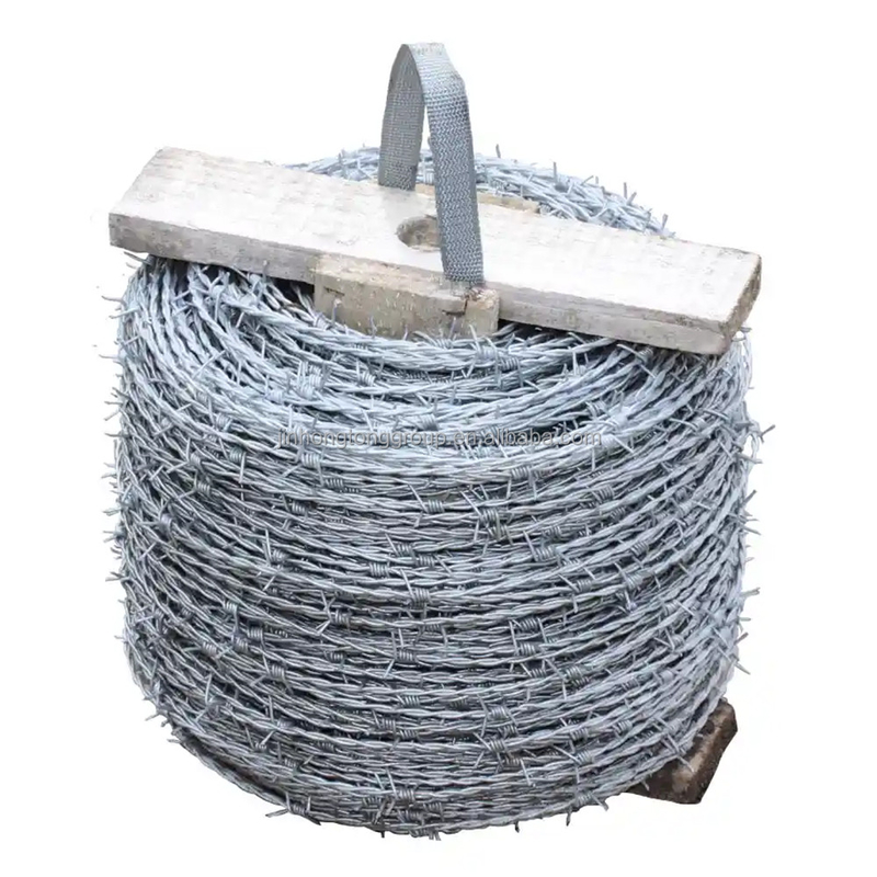 ASTM 6 8 9 10 12 14 18 20 alambre de púas galvanizado en caliente con longitud de la barra y requisitos del cliente de alambre de hierro