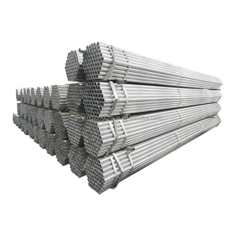 Tubo de acero pre galvanizado rectangular redondo con revestimiento de superficie galvanizado