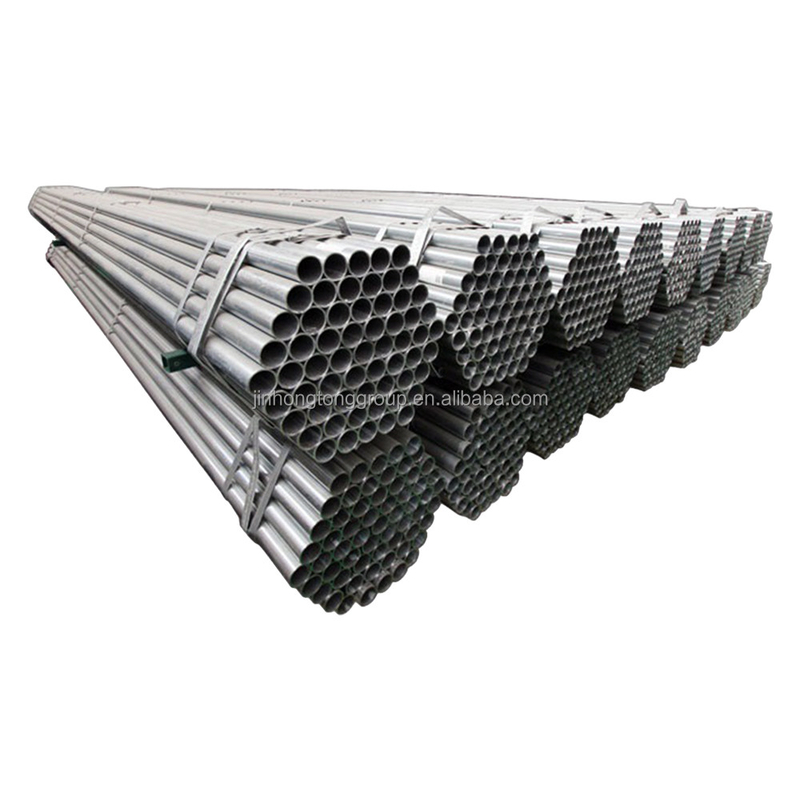 Q235b Tubo de acero galvanizado de soldadura redonda y sumergido en caliente Tubo de acero galvanizado de calibre 18 para ambientes de alta temperatura