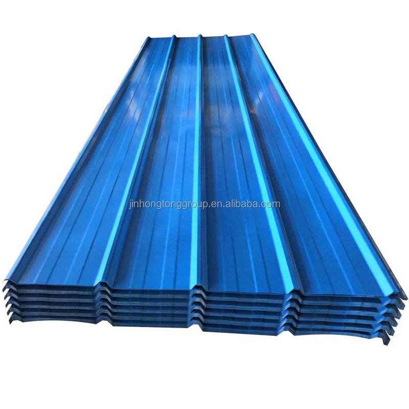 Materiales de construcción de techos de rendimiento duradero grado DX51D DX52D SGCC Hoja de techo de metal corrugado galvanizado