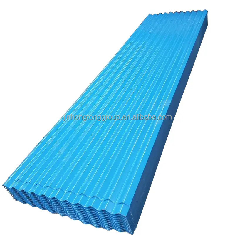 Material de construcción SGCC/SGCD/SGCE/DX51D/DX52D/S250GD/S280GD Hoja de techo de metal corrugado de color revestido con galvalume ASTM A792