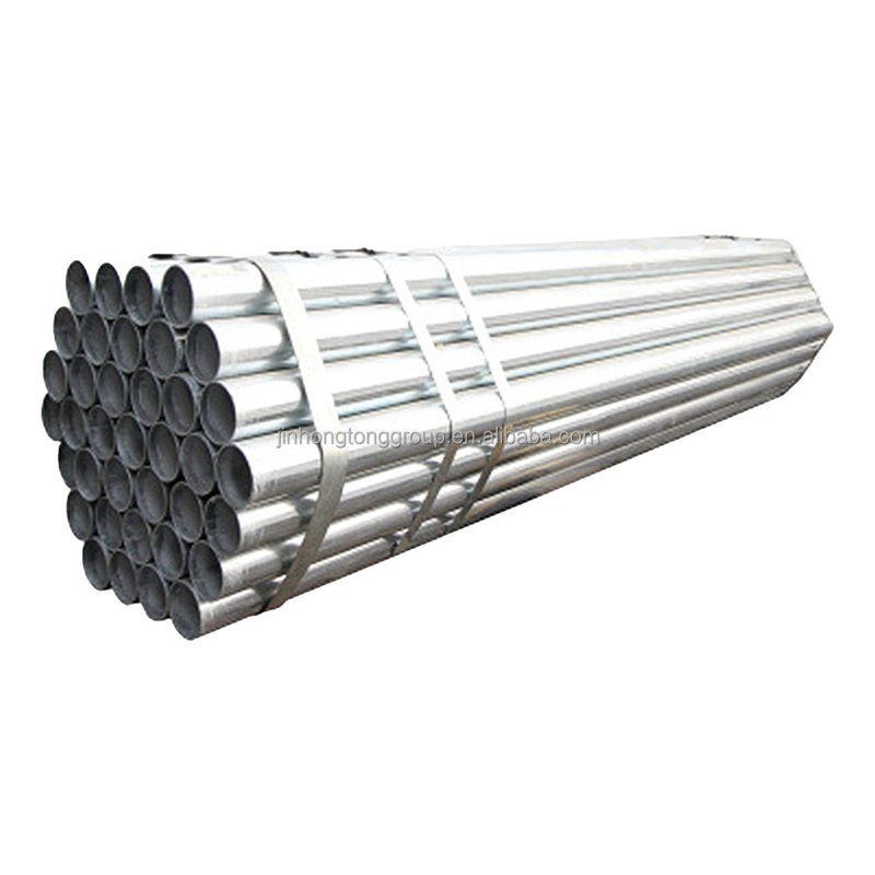 Servicio de soldadura de tubos de acero redondo galvanizado en caliente para la construcción Q235 Q345 ASTM