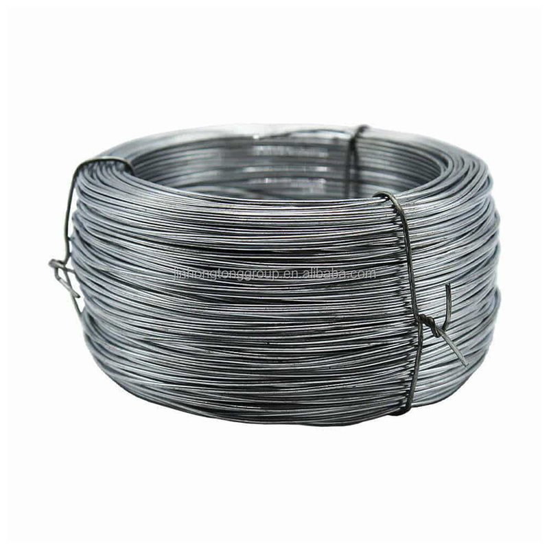 0Diámetro de la bobina de.38-4 mm alambre de hierro plata electro galvanizado 2 mm alambre galvanizado para la unión duradera