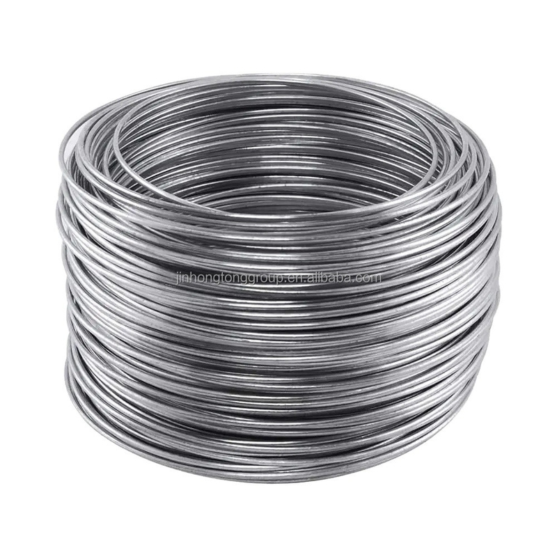 Solicitud del cliente Galvanizado en caliente Acero suave MS GI alambre 0.7mm 0.8mm 1.2mm 1.6mm 1.8mm 2mm Diámetro con superficie negra