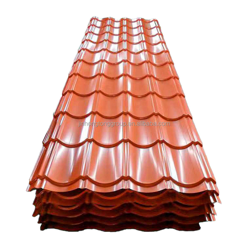 Pre-pintado Ppgl Hoja de techado Panel de techo metálico galvanizado Ppgi THK SGCC DC51D 0.2 4 mm Estándar ASTM