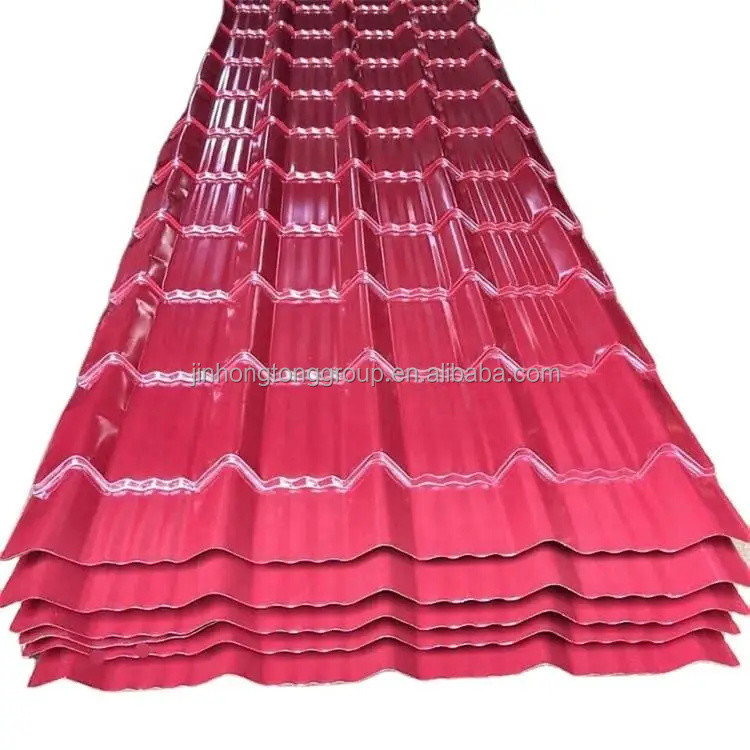 Plata de acero corrugado PPGI para tejas y otros materiales de construcción
