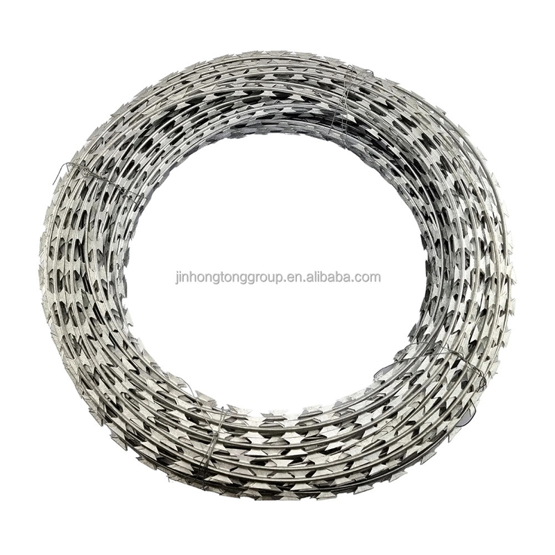 360-1000mm Diámetro de bobina Velocidad doble de alambre de púas de hoja de rasura retorcida La solución definitiva para la protección de pastizales