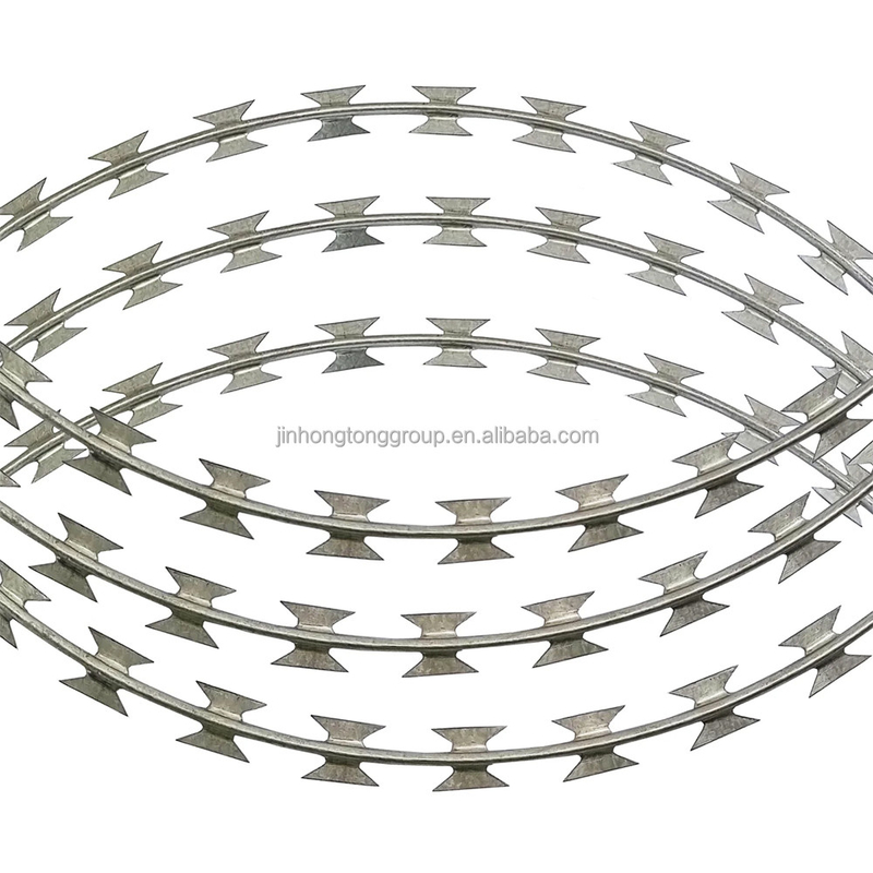 Protección eficaz de pastizales Rollo de alambre de púas de velocidad de afeitar con un solo tipo de afeitar y máquina de doble torsión