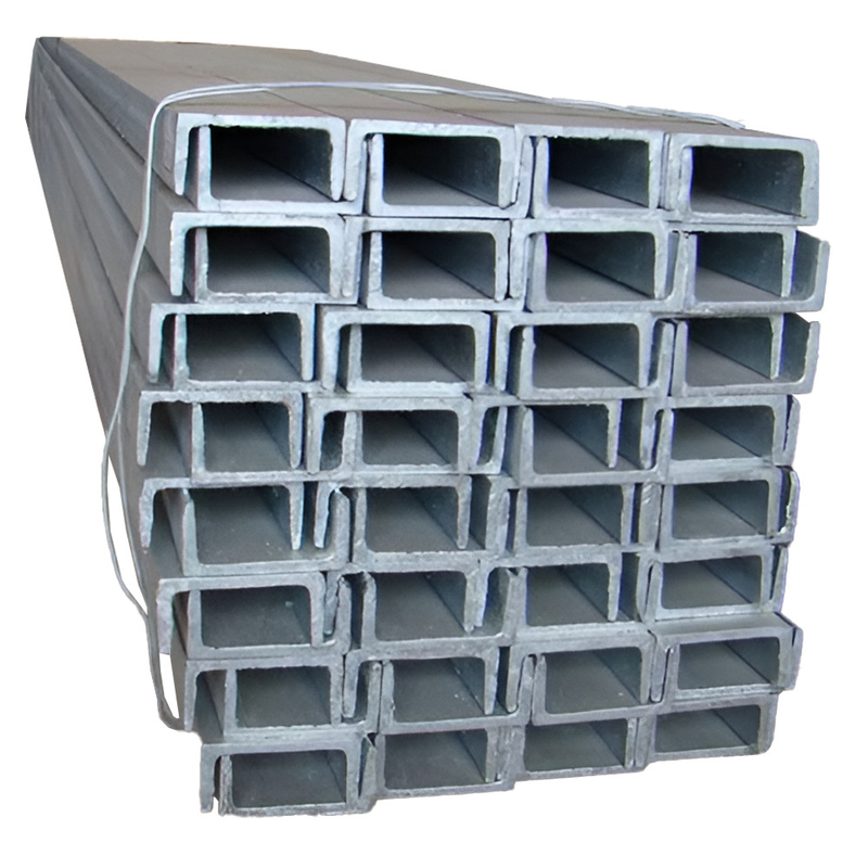 Acero sin aleación en forma de U para la construcción y el carbono mecánico estructural sin perforar JIS G3101 SS400 SS540