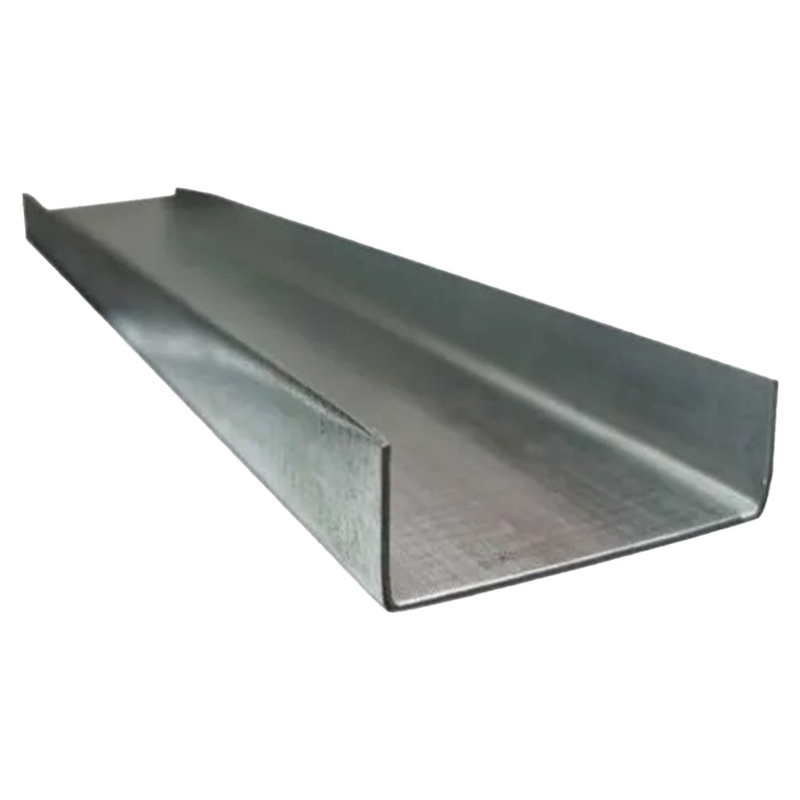 Galvanizado canal viga U viga Q235B SS400 Q345B acero estructural de carbono suave laminado en caliente u canal c canal estándar ASTM