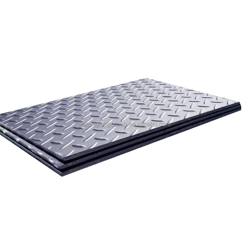 Placa Q235 MS de acero de diamante, placa de acero de carbono suave/placa de hierro a cuadros A36 HR/placa con patrón con tolerancia ±1%