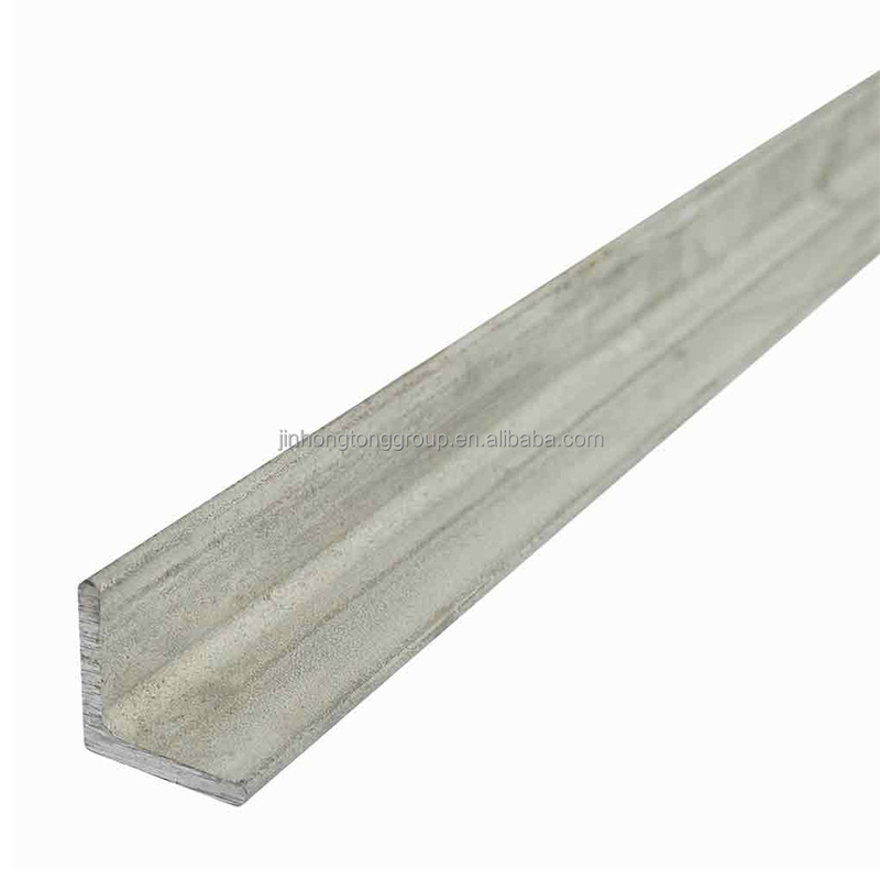 Barras de hierro laminadas en caliente sin aleación ASTM A36 A53 Q235 Q345 de ángulo desigual igual L V de forma angular para materiales de construcción