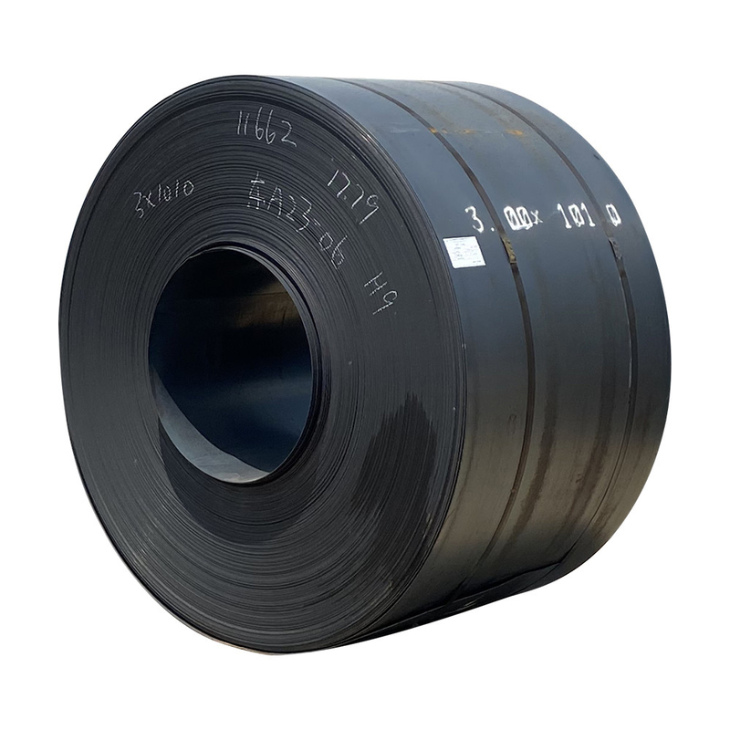 Término de entrega de la bobina de acero al carbono laminada en caliente dentro de los 7 días para el material de construcción de grado Q195 Q235 Q345 Q275 A36 A53