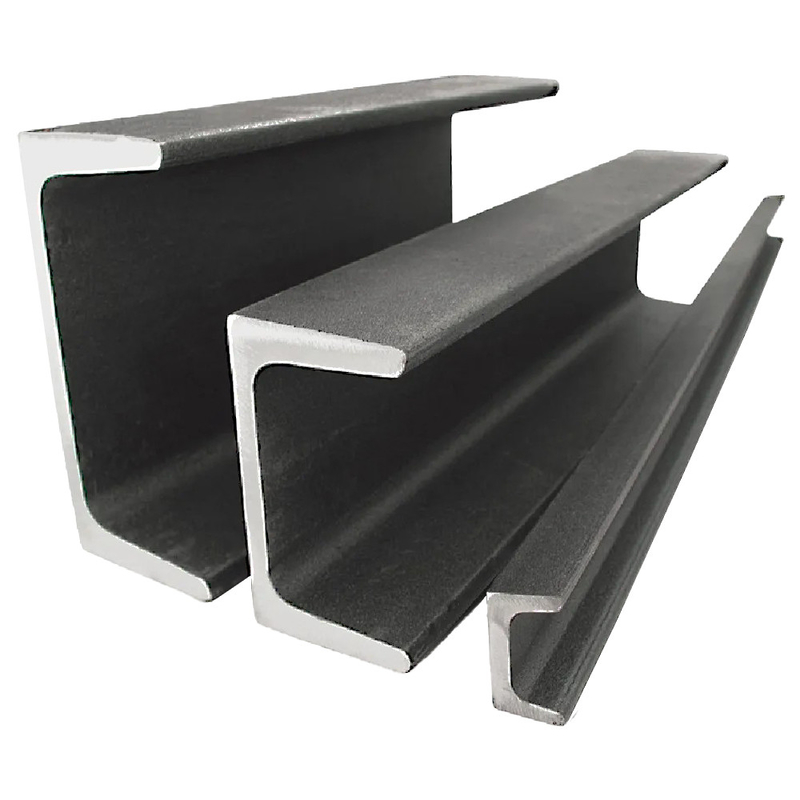 ASTM Q235 Q345 viga de acero laminada en caliente sin aleación de canal U para construcción de edificios