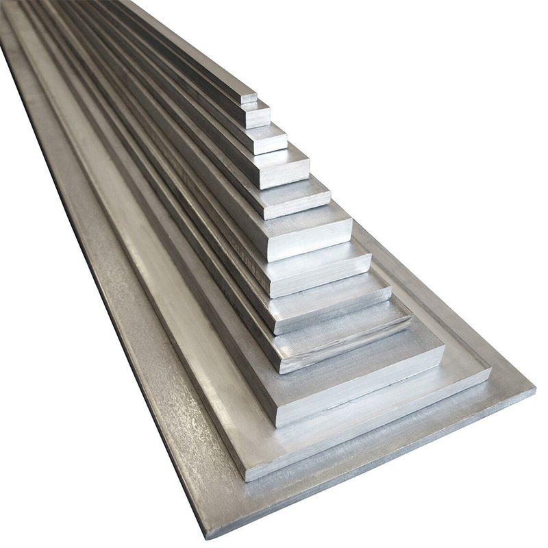 Rodado en caliente de 10 a 500 mm de anchura Ss Barra plana ASTM 304 316 316L 309 310 Acero inoxidable Acero plano fabricado con acabado recocido